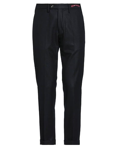 MICHAEL COAL Casual pants Black 93% Virgin Wool, 5% Cashmere, 2% Elastane