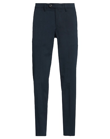 MICHAEL COAL Pantalone Blu navy 69% Modal, 28% Cotone, 3% Elastan