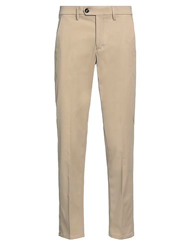 MICHAEL COAL Casual trouser Beige 69% Modal, 28% Cotton, 3% Elastane