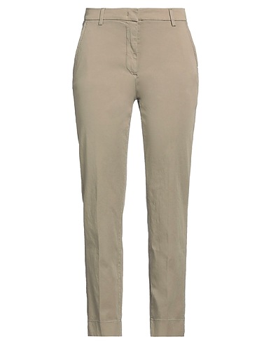 BRUNO MANETTI Pantalone Verde militare 85% Cotone, 12% Elastomultiestere, 3% Elastan