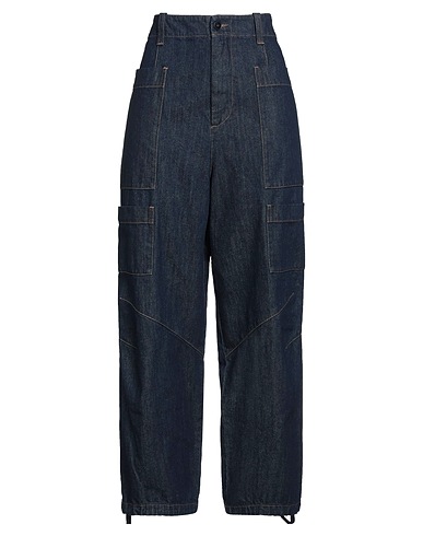 BARENA Denim trousers Blue 100% Cotton