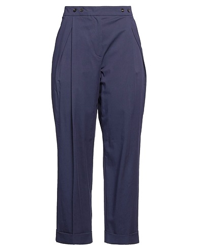 ALBERTO BIANI Casual pants Navy 55% Cotton, 42% Modal, 3% Elastane