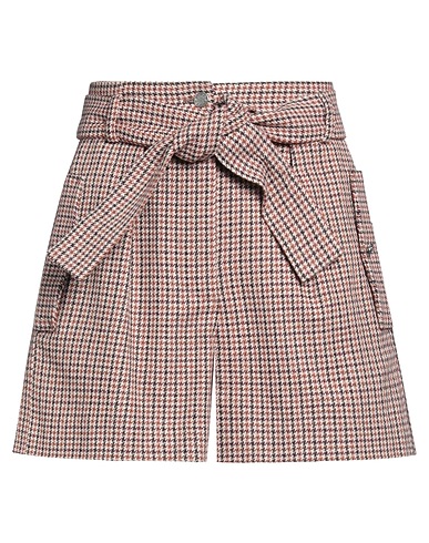 MAJE Shorts & Bermuda Camel 37% Cotton, 30% Wool, 22% Polyester, 11% Polyamide, Viscose