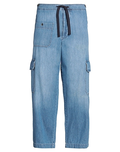 BARENA Denim trousers Blue 100% Cotton