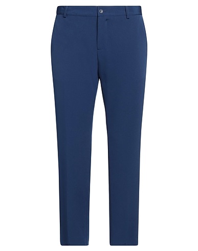 DANIELE ALESSANDRINI HOMME Casual trouser Navy blue 88% Polyester, 12% Elastane