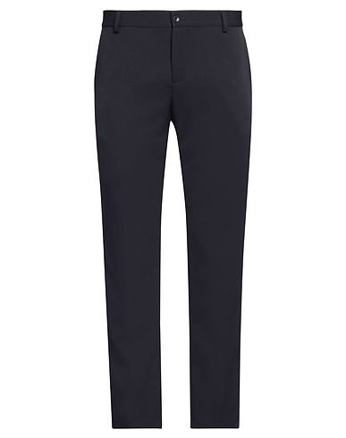 DANIELE ALESSANDRINI HOMME Casual trouser Midnight blue 88% Polyester, 12% Elastane