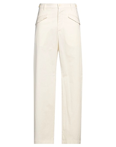 BARENA Casual pants Ivory 97% Cotton, 3% Elastane