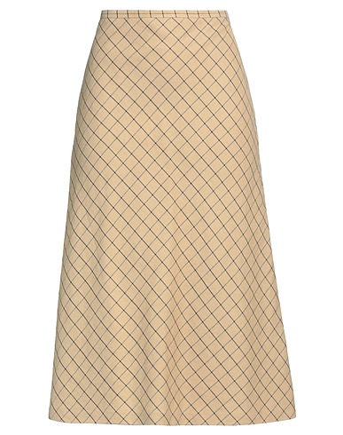MM6 MAISON MARGIELA Midi skirt Beige 100% Cotton