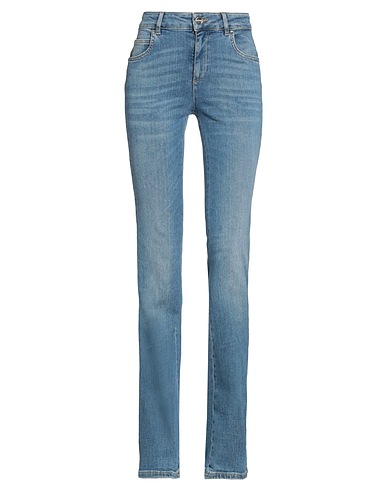 BLUGIRL Bootcut Jeans Blue 98% Cotton, 2% Elastane