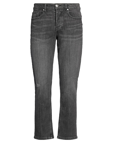 JOHN RICHMOND Denim trousers Black 99% Cotton, 1% Elastane