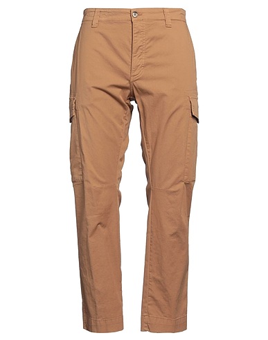 SIVIGLIA WHITE Casual trouser Camel 98% Cotton, 2% Elastane