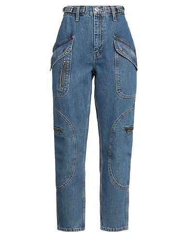 RE/DONE Denim trousers Blue 100% Organic cotton