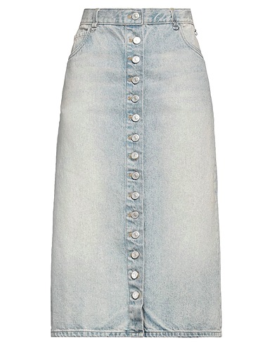 COURRÈGES Denim skirt Blue 100% Cotton