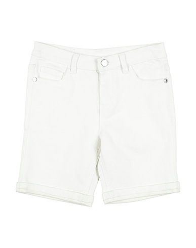 TRUSSARDI JUNIOR Denim shorts White 98% Cotton, 2% Lycra®