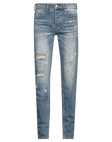 SIXTH JUNE Denim trousers Blue 98% Cotton, 2% Elastane