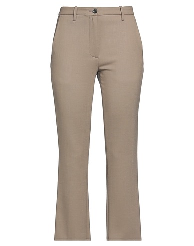 NINE IN THE MORNING Pantalone Tortora 97% Lana Vergine, 3% Elastan