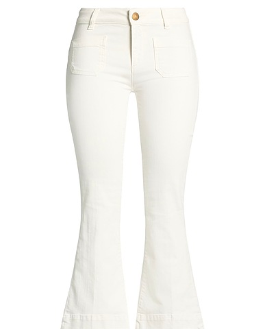 SEAFARER Bootcut Jeans White 98% Cotton, 2% Elastane