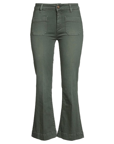 SEAFARER Denim trousers Military green 98% Cotton, 2% Elastane