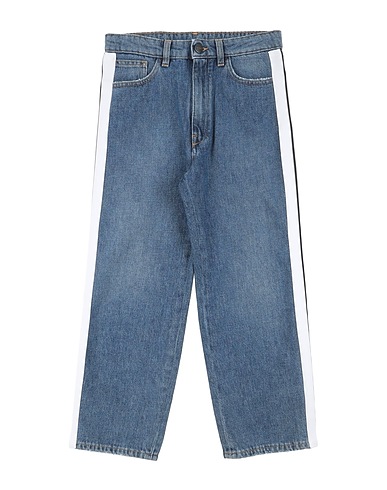 PALM ANGELS Denim trousers Blue 100% Cotton, Polyester