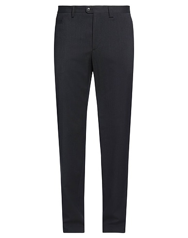 FLORENTINO Casual trouser Midnight blue 40% Polyester, 35% Wool, 23% Cotton, 2% Elastane