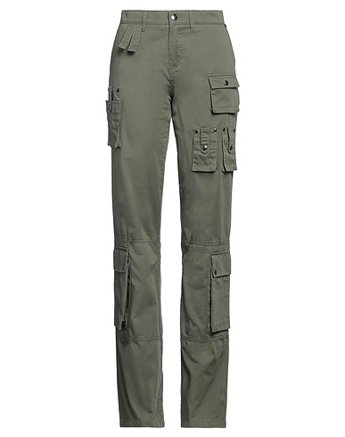 FAITH CONNEXION Pantalone Verde militare 100% Cotone