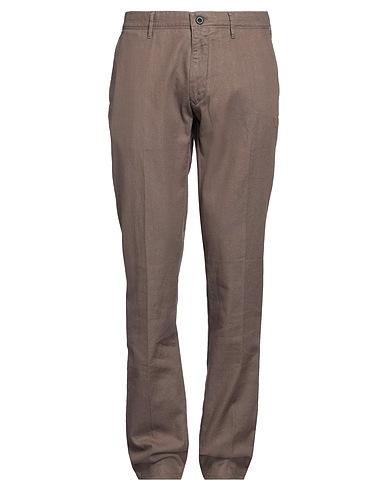 INCOTEX Casual trouser Light brown 72% Cotton, 27% Linen, 1% Elastane