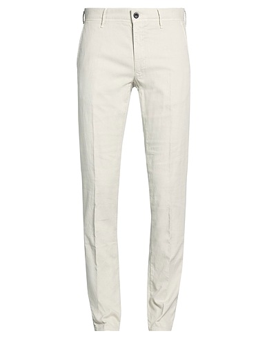 INCOTEX Casual pants INCOTEX SLACKS BY SLOWEAR GRIGIO CHIARO 72% Cotton, 27% Linen, 1% Elastane