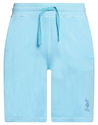 U.S.POLO ASSN. Shorts & Bermudas Himmelblau 100% Baumwolle
