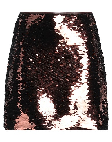 MARELLA Minigonna MONOCHROME Testa di moro 100% Poliestere