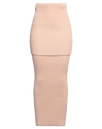 ALAINPAUL Long skirt Blush 88% Cotton, 12% Elastane