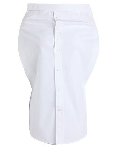 ALAINPAUL Camicie e bluse tinta unita Bianco 100% Cotone