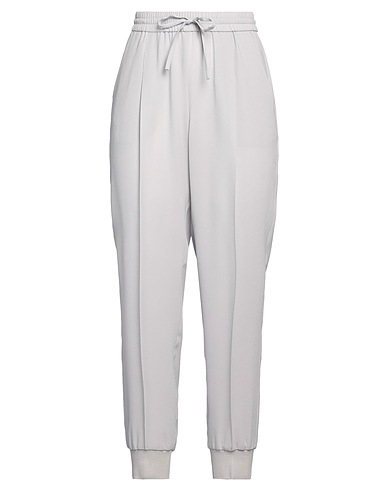 WINDSOR. Casual trouser Light grey 77% Triacetate, 23% Polyester