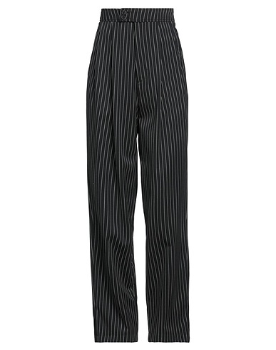 LAURENCE BRAS Casual pants Black 55% Polyester, 43% Wool, 2% Elastane
