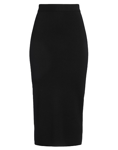 DOROTHEE SCHUMACHER Midi skirt Black 77% Wool, 19% Polyamide, 4% Elastane