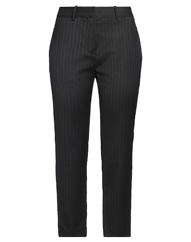NILI LOTAN Casual pants Charcoal 99% Virgin Wool, 1% Elastane