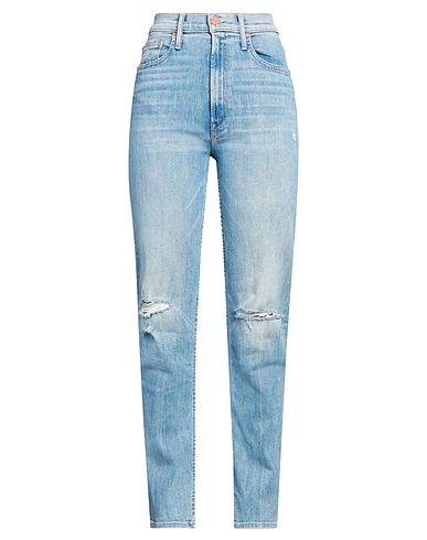MOTHER Denim pants Blue 92% Cotton, 6% Polyester, 2% Elastane