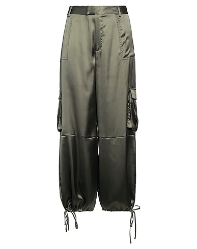 JUICY COUTURE Casual trouser Military green 98% Polyester, 2% Elastane
