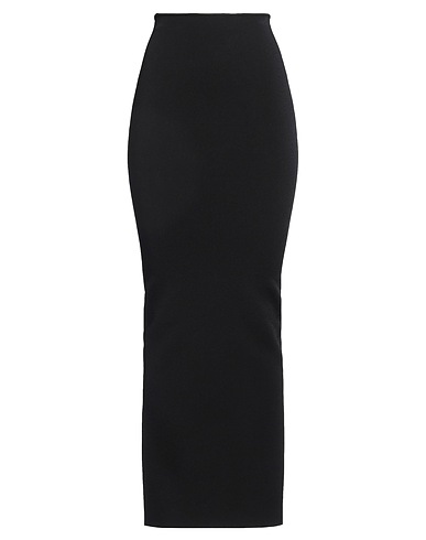 VETEMENTS Gonna lunga Nero 73% Viscosa, 15% Poliestere, 10% Poliammide, 2% Elastan