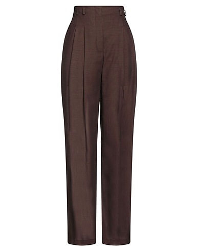 PHILOSOPHY di LORENZO SERAFINI Casual trouser Chocolate brown 77% Virgin Wool, 23% Polyester