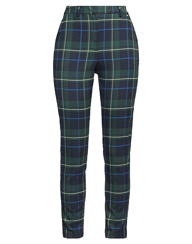 FRACOMINA Casual trouser Dark green 64% Polyester, 33% Viscose, 3% Elastane