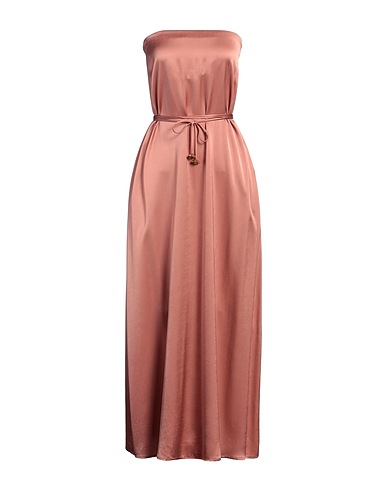OTTOD'AME Long dress Light brown 100% Viscose