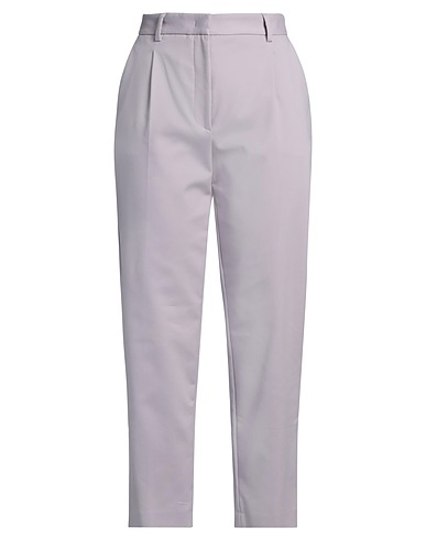 MANUEL RITZ Casual trouser Lilac 90% Virgin Wool, 10% Polyamide