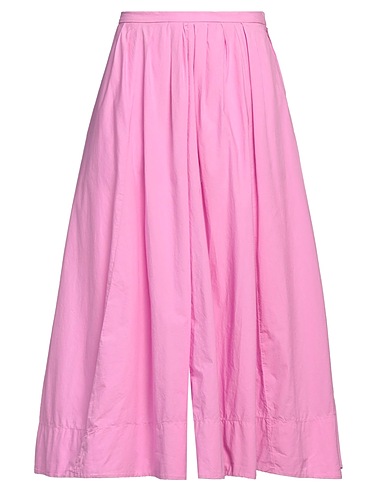 FORTE_FORTE Midi skirt Pink 100% Cotton