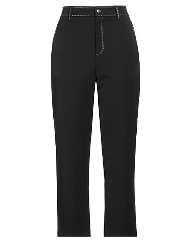 DENNY ROSE Casual pants Black 77% Polyester, 20% Viscose, 3% Elastane