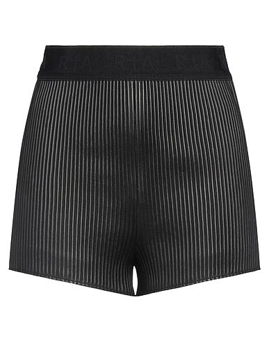 RTA Shorts & Bermuda Black Cow leather, Lambskin