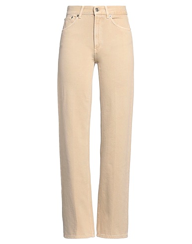 DONDUP Denim trousers Sand 100% Cotton