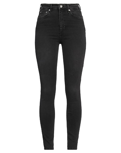 RAG & BONE Denim trousers Black 90% Cotton, 8% Polyester, 2% Elastane