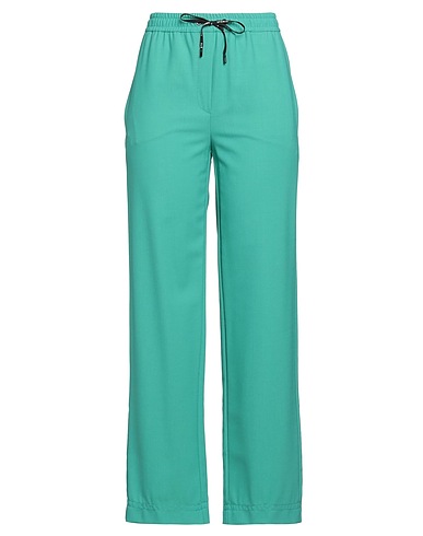 MARC CAIN SPORTS Casual trouser Green 53% Polyester, 43% Virgin Wool, 4% Elastane