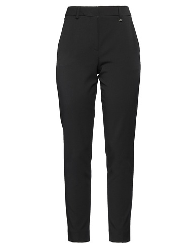 LIU •JO Casual pants Black 90% Polyester, 10% Elastane