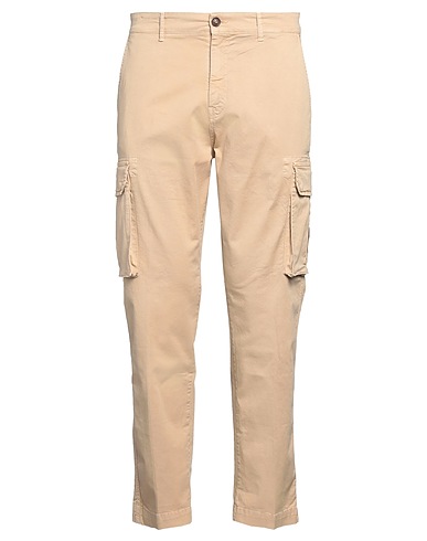 JOHNNY LAMBS Casual trouser Beige 98% Cotton, 2% Elastane